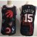 Nike Raptors #15 Vince Carter Black NBA Swingman Jointly Team Jersey