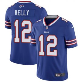 Nike Buffalo Bills #12 Jim Kelly Royal Blue Team Color Mens Stitched NFL Vapor Untouchable Limited Jersey