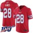 Nike Buffalo Bills #28 E.J. Gaines Red Youth Stitched NFL Limited Rush 100th Season Jersey