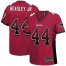 Nike Atlanta Falcons #44 Vic Beasley Jr Red Team Color Womens Stitched NFL Elite Drift Fashion Jersey
