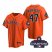 Astros 47 Rafael Montero Orange 2022 World Series Champions Cool Base Jersey