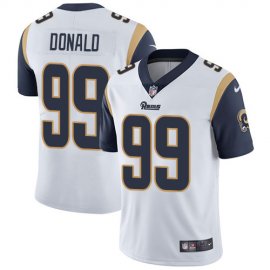 Nike Los Angeles Rams #99 Aaron Donald White Mens Stitched NFL Vapor Untouchable Limited Jersey