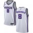 Mens Nike Sacramento Kings #8 Bogdan Bogdanovic White NBA Swingman Association Edition Jersey