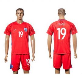 England #19 Kane Away Soccer Country Jersey