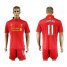 Liverpool #11 Firmino Red Home Soccer Club Jersey