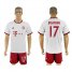 Bayern Munchen #17 Boateng White Soccer Club Jersey