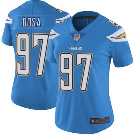 Nike Los Angeles Chargers #97 Joey Bosa Electric Blue Alternate Womens Stitched NFL Vapor Untouchable Limited Jersey