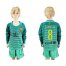 Barcelona #8 A.Iniesta Sec Away Long Sleeves Kid Soccer Club Jersey