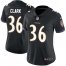 Nike Baltimore Ravens #36 Chuck Clark Black Alternate Womens Stitched NFL Vapor Untouchable Limited Jersey