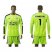 Leicester City #1 Schmeichel Shiny Green Goalkeeper Long Sleeves Soccer Club Jersey