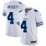 Nike Dallas Cowboys #4 Dak Prescott White Mens Stitched NFL Limited Team Logo Fashion Jersey