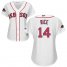 Boston Red Sox #14 Jim Rice White Home 2018 World Series Champions Womens Stitched MLB Jersey