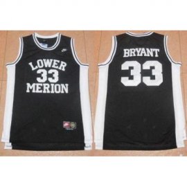 Los Angeles Lakers #33 Kobe Bryant Black Lower Merion High School Stitched NBA Jersey