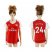Womens Arsenal #24 Bellerin Home Soccer Club Jersey