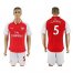 Arsenal #5 Gabriel Home Soccer Club Jersey