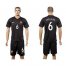 Portugal #6 Carvalho SEC Away Soccer Country Jersey