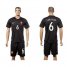 Portugal #6 Carvalho SEC Away Soccer Country Jersey