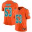 Nike Miami Dolphins #53 Kyle Van Noy Orange Mens Stitched NFL Limited Inverted Legend Jersey