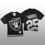NFL Las Vegas Raiders #25 Erik Harris Black Mens Mitchell & Nell Big Face Fashion Limited NFL Jersey
