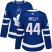 Adidas Toronto Maple Leafs #44 Morgan Rielly Blue Home Authentic Womens Stitched NHL Jersey