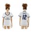Womens Real Madrid #12 Marcelo Home Soccer Club Jersey