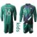 France #16 Mandanda Green Goalkeeper Long Sleeves Kid Soccer Country Jersey