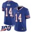 Nike Buffalo Bills #14 Stefon Diggs Royal Blue Team Color Youth Stitched NFL 100th Season Vapor Untouchable Limited Jersey