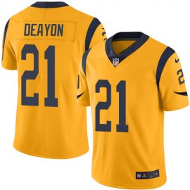 Nike Los Angeles Rams #21 Donte Deayon Gold Mens Stitched NFL Limited Rush Jersey