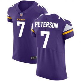 Nike Minnesota Vikings #7 Patrick Peterson Purple Team Color Mens Stitched NFL Vapor Untouchable Elite Jersey