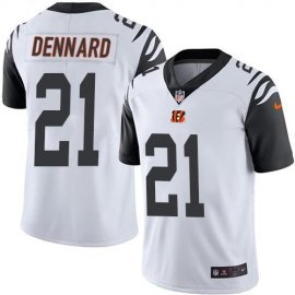 Nike Cincinnati Bengals #21 Darqueze Dennard White Mens Stitched NFL Limited Rush Jersey