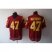 USC Trojans 47 Clay Matthews red NCAA Jerseys