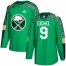 Adidas Buffalo Sabres #9 Jack Eichel adidas Green St. Patricks Day Authentic Practice Stitched NHL Jersey