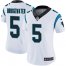 Nike Carolina Panthers #5 Teddy Bridgewater White Womens Stitched NFL Vapor Untouchable Limited Jersey