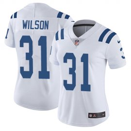 Nike Indianapolis Colts #31 Quincy Wilson White Womens Stitched NFL Vapor Untouchable Limited Jersey