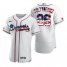Atlanta Braves #26 Mike Foltynewicz Mens Nike White Fluttering USA Flag Limited Edition Authentic MLB Jersey