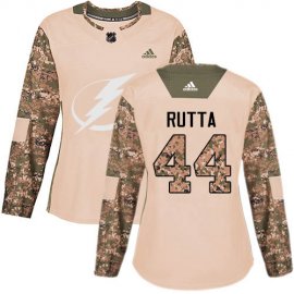 Adidas Tampa Bay Lightning #44 Jan Rutta Camo Authentic 2017 Veterans Day Womens Stitched NHL Jersey