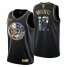 Indiana Indiana Pacers #12 Oshae Brissett Mens Golden Edition Diamond Logo 2021/22 Swingman Jersey – Black Mens