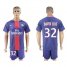 Paris Saint-Germain #32 David Luiz Home Soccer Club Jersey
