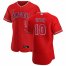 Los Angeles Angels #10 Justin Upton Mens Nike Red Alternate 2020 Authentic Player MLB Jersey