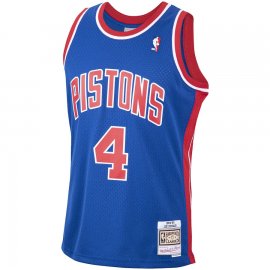 Joe Dumars Blue Detroit Pistons 1988-89 – throwback