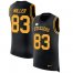 Nike Pittsburgh Steelers #83 Heath Miller Black Team Color Mens Stitched NFL Limited Rush Tank Top Jersey
