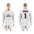 Paris Saint-Germain #1 Douchez Sec Away Long Sleeves Soccer Club Jersey