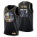 Indiana Indiana Pacers #33 Myles Turner Mens Golden Edition Diamond Logo 2021/22 Swingman Jersey – Black Mens