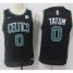 Nike Boston Celtics #0 Jayson Tatum Black NBA Swingman Statement Edition Jersey