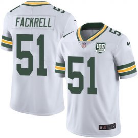 Nike Green Bay Packers #51 Kyler Fackrell White Mens 100th Season Stitched NFL Vapor Untouchable Limited Jersey