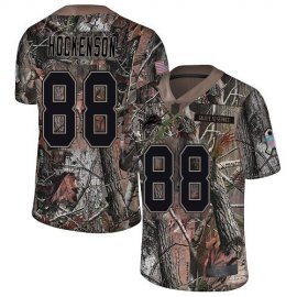 Nike Detroit Lions #88 T.J. Hockenson Camo Youth Stitched NFL Limited Rush Realtree Jersey