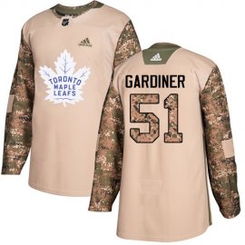 Adidas Toronto Maple Leafs #51 Jake Gardiner Camo Authentic 2017 Veterans Day Stitched NHL Jersey