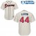 Atlanta Braves #44 Hank Aaron Cream Cool Base Stitched Youth MLB Jersey