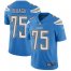 Nike Los Angeles Chargers #75 Bryan Bulaga Electric Blue Alternate Mens Stitched NFL Vapor Untouchable Limited Jersey