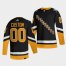 Adidas Penguins Custom Mens 2021-22 Alternate Authentic NHL Jersey – Black